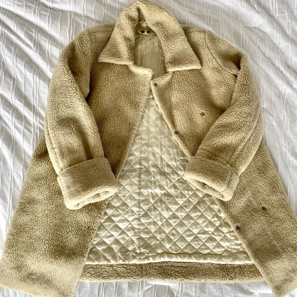 Maison Martin Margiela: Faux Shearling Coat